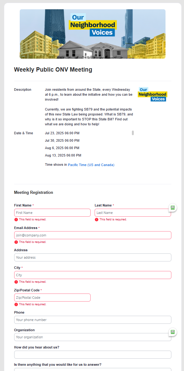 Meeting Registration – Zoom